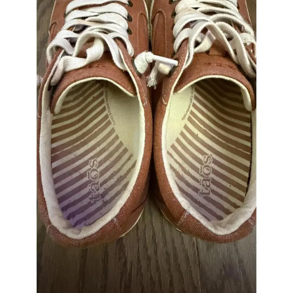 Taos Moc Star canvas sneakers in a terracotta Size 6 - Picture 7 of 8